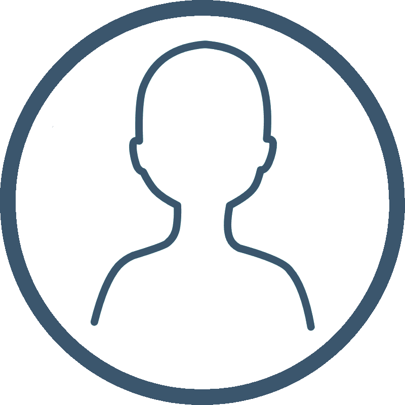 Simple teal line icon representing early orthodontic intervention for children, focusing on guiding jaw growth and alignment – Washington Orthodontics.